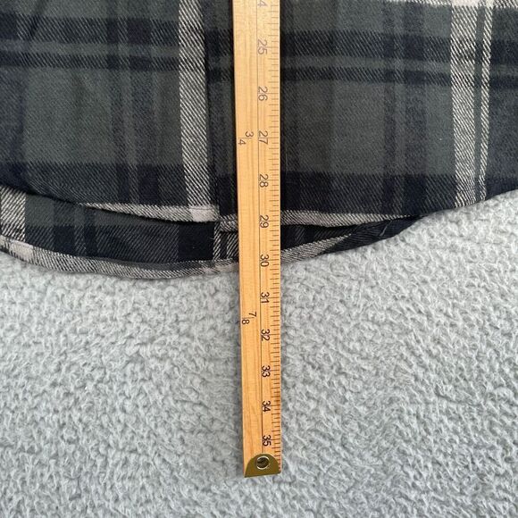 Wolverine Shirt Men's Medium Plaid Long Sleeve Button Down Green Pocket - Picture 6 of 10